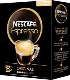 Nescafé Espresso Oploskoffie - 6 Doosjes à 25 Zakjes