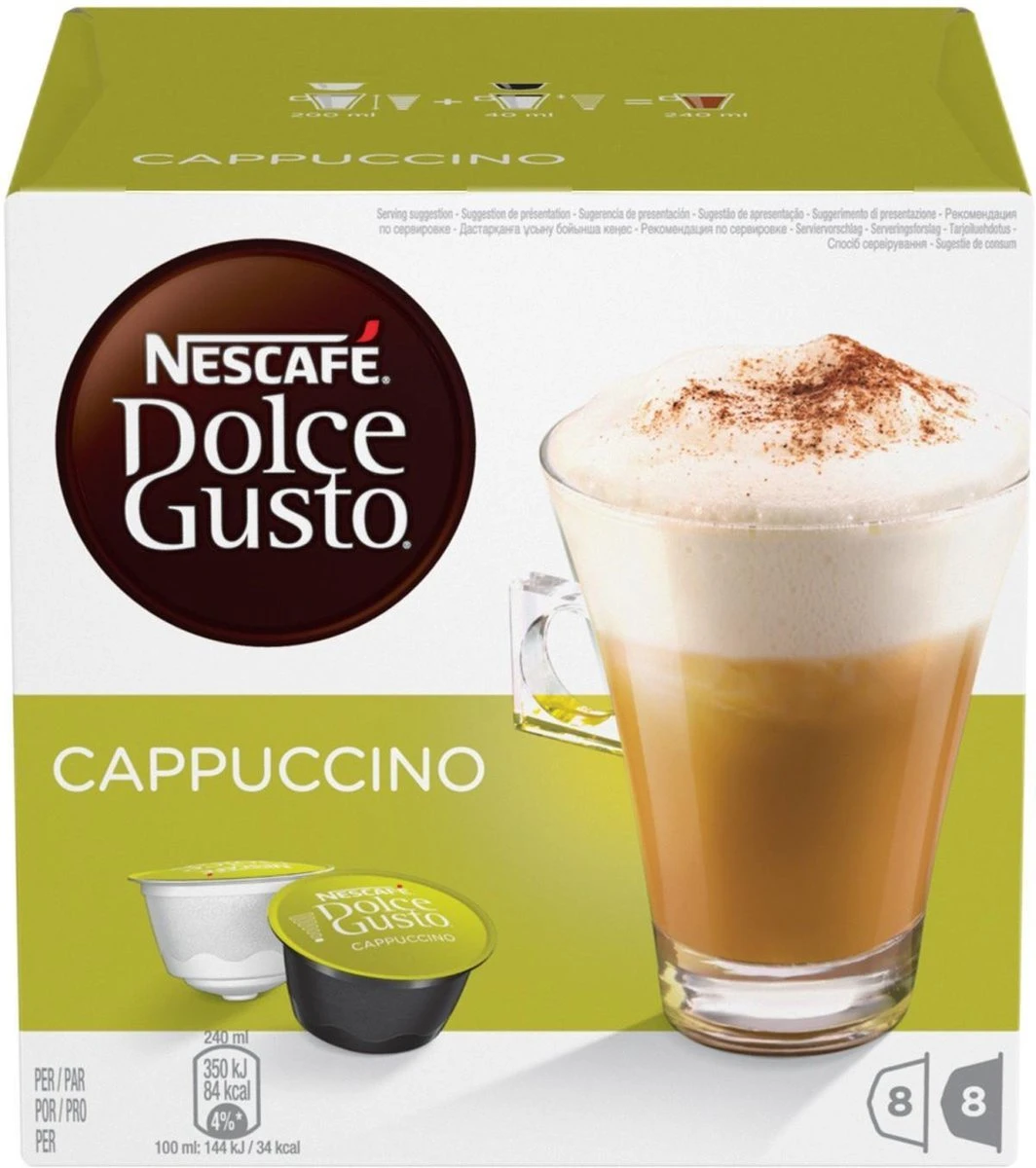 Nescafé Dolce Gusto Cappuccino - 6 x 16 capsules Nescafé Dolce Gusto Cappuccino - 6 X 16 Capsules -Lavazza Winkel