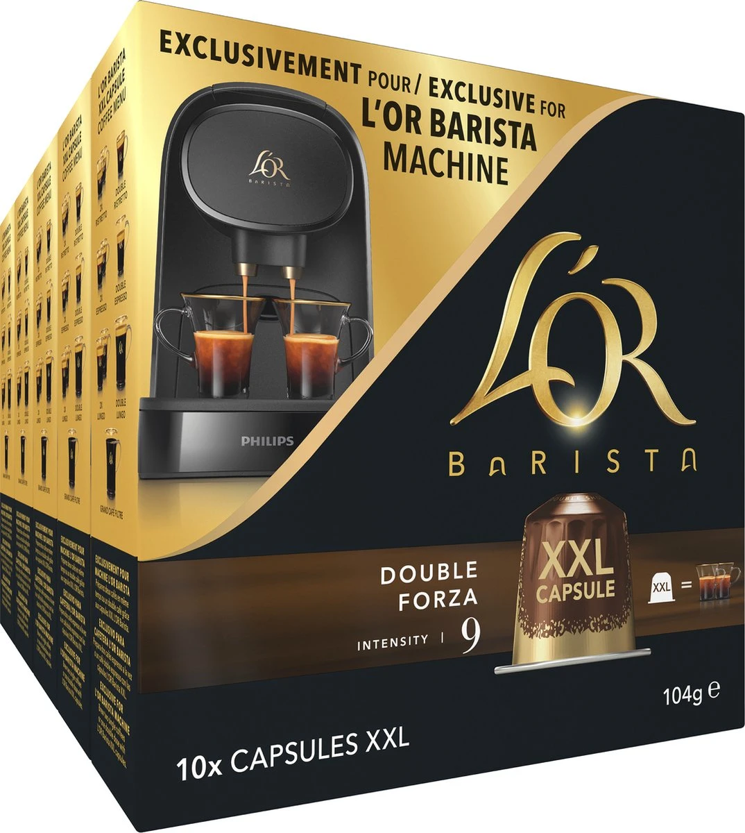 L'OR BARISTA XXL Forza (9) - 5 x 10 Koffiecups L'OR BARISTA XXL Forza (9) - 5 X 10 Koffiecups -Lavazza Winkel 1074x1200 3