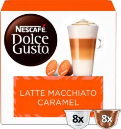Nescafé Dolce Gusto Caramel Macchiato Capsules - 48 Koffiecups 5 Nescafé Dolce Gusto Caramel Macchiato Capsules - 48 Koffiecups -Lavazza Winkel 1122x1200 2