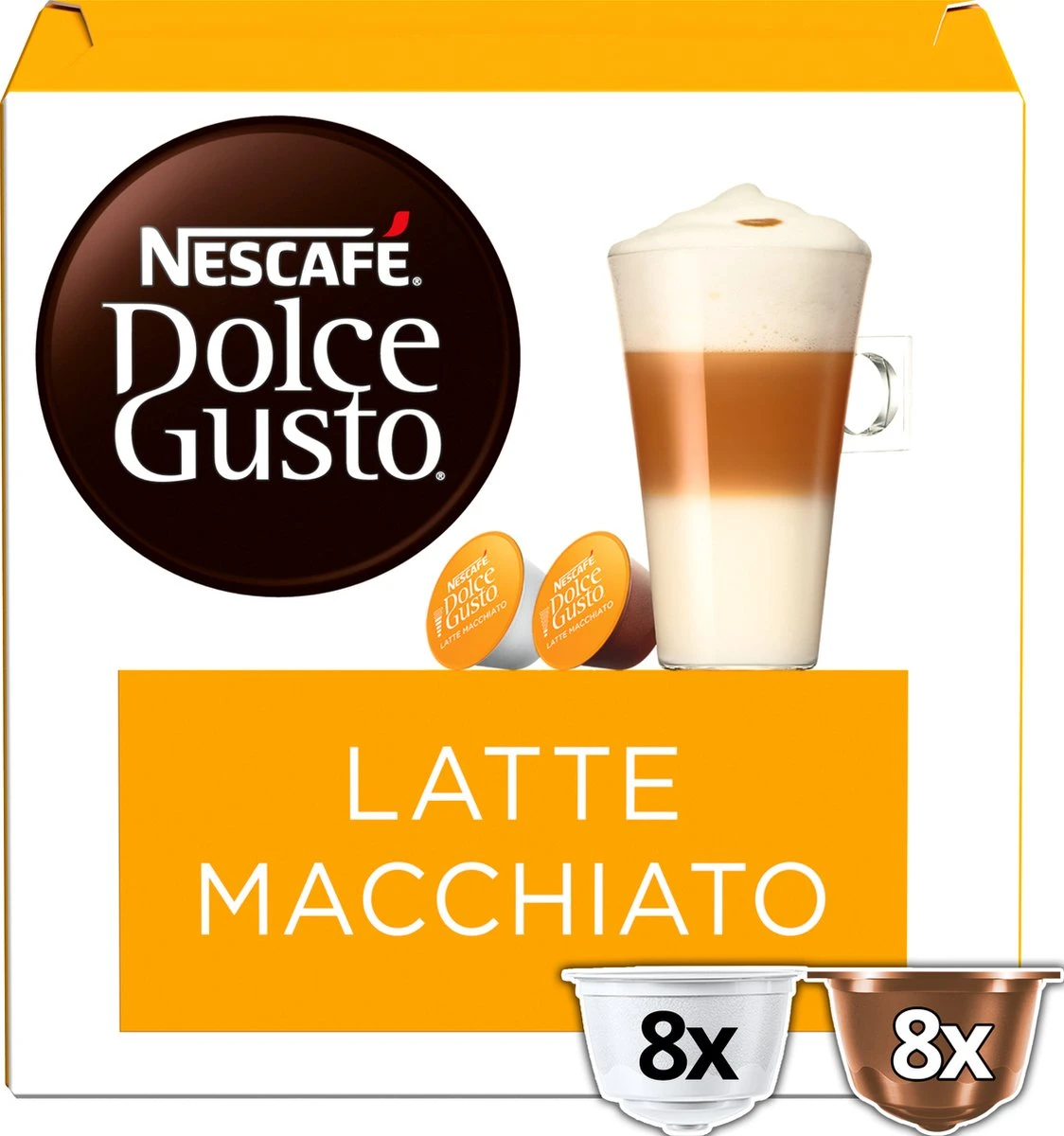 Nescafé Dolce Gusto Latte Macchiato capsules - 48 koffiecups Nescafé Dolce Gusto Latte Macchiato Capsules - 48 Koffiecups -Lavazza Winkel