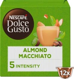 Nescafé Dolce Gusto Almond Macchiato Capsules - Vegan Koffie - 36 Koffiecups -Lavazza Winkel 1126x1200
