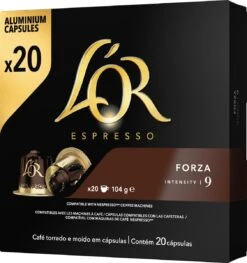 L'OR Espresso Forza Koffiecups - Intensiteit 9/12 - 10 X 20 Capsules -Lavazza Winkel 1128x1200 2
