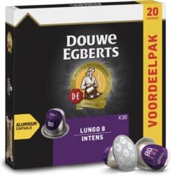 Douwe Egberts Lungo Intens Koffiecups - Intensiteit 8/12 - 10 X 20 Capsules -Lavazza Winkel 1170x1200