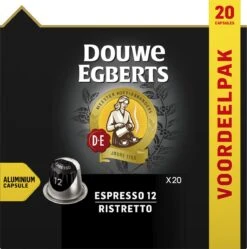 Douwe Egberts Espresso Ristretto (12) - 10 X 20 Koffiecups -Lavazza Winkel 1189x1200 1