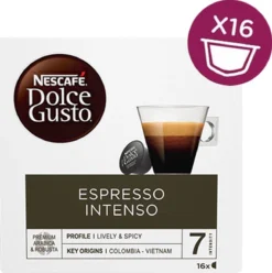 Nescafé Dolce Gusto Espresso Intenso Cups - 3 X 16 Stuks -Lavazza Winkel 1197x1200 3