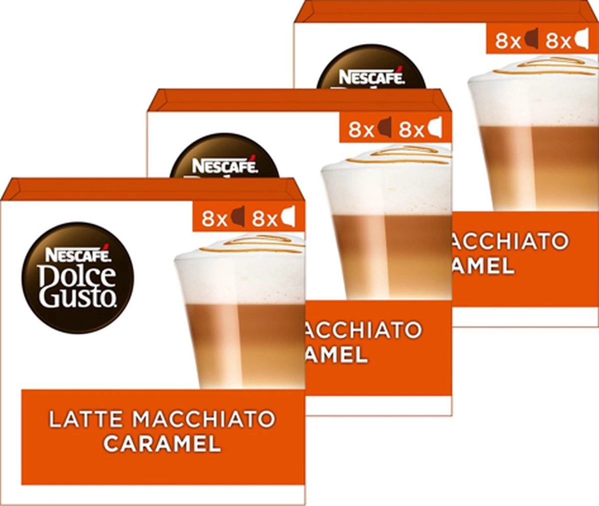 Nescafé Dolce Gusto Caramel Macchiato capsules - 48 koffiecups Nescafé Dolce Gusto Caramel Macchiato Capsules - 48 Koffiecups -Lavazza Winkel 1200x1014 8