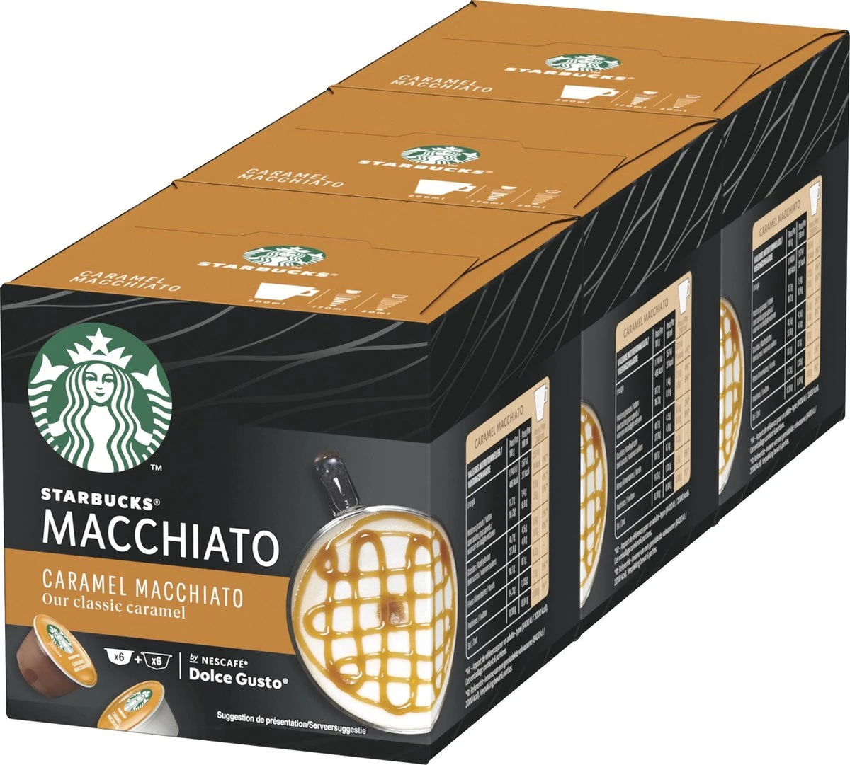 Starbucks by Dolce Gusto Caramel Macchiato capsules - 36 koffiecups Starbucks By Dolce Gusto Caramel Macchiato Capsules - 36 Koffiecups -Lavazza Winkel 1200x1081 2