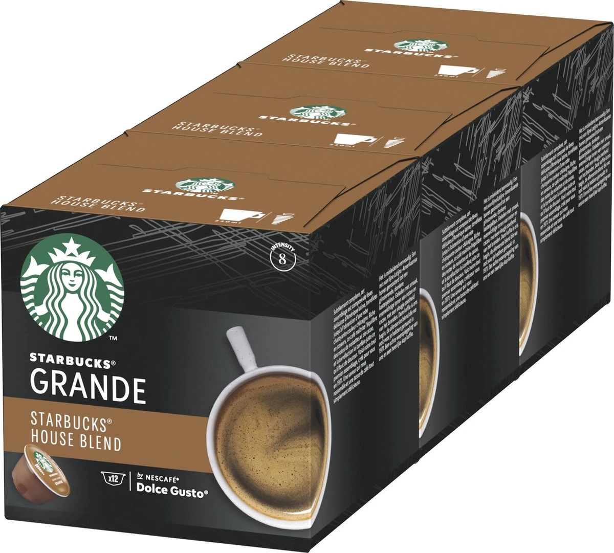 Starbucks by Dolce Gusto House Blend Medium Roast capsules - 36 koffiecups Starbucks By Dolce Gusto House Blend Medium Roast Capsules - 36 Koffiecups -Lavazza Winkel 1200x1081 4