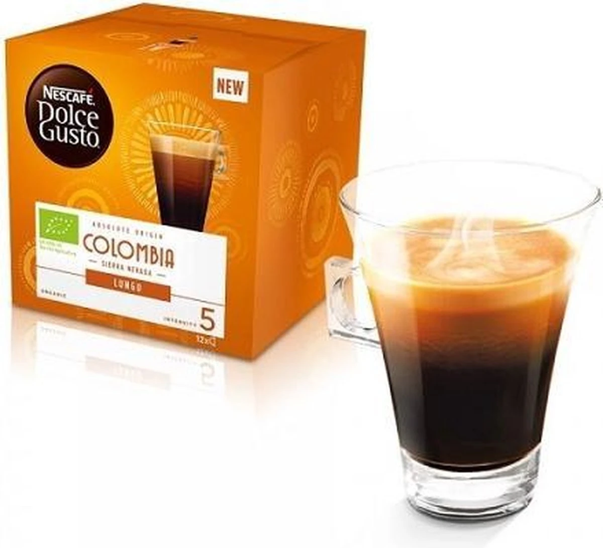 Nescafé Dolce Gusto Absolute Origins Colombia Lungo capsules - 36 koffiecups - GB-ORG-05 Nescafé Dolce Gusto Absolute Origins Colombia Lungo Capsules - 36 Koffiecups - GB-ORG-05 -Lavazza Winkel