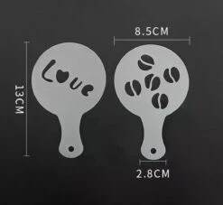 Koffie Figuurtjes Maker - Latte Art - Cacao Vormpjes - 16 Verschillende Houders - Cappuccino - Latte Macchiato - Hartjes Maker -Lavazza Winkel 1200x1103 1