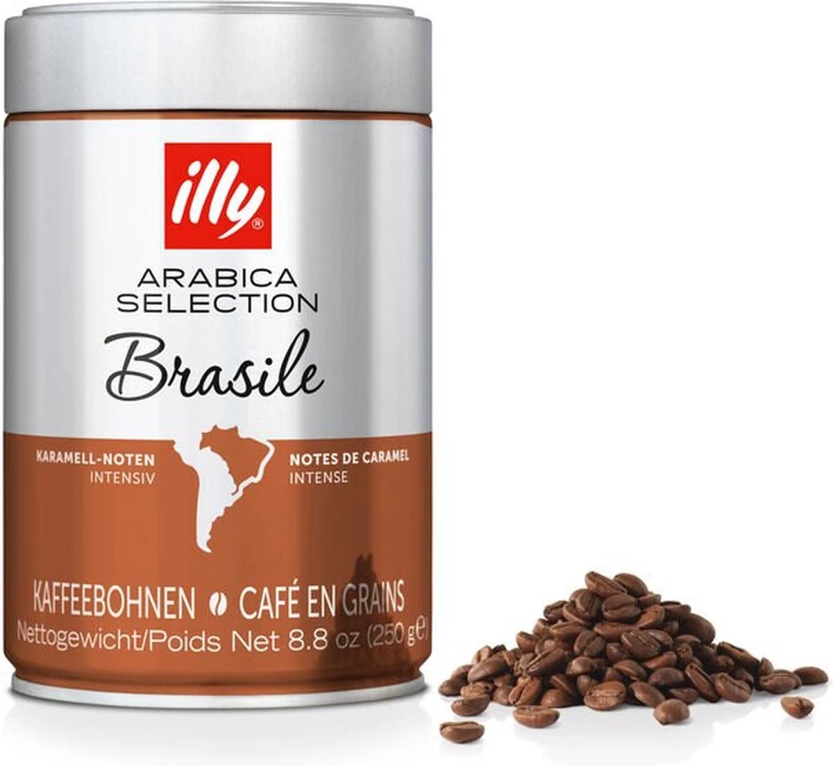 illy Arabica Selection Brazilië - koffiebonen - 250 gram Illy Arabica Selection Brazilië - Koffiebonen - 250 Gram -Lavazza Winkel 1200x1104 1