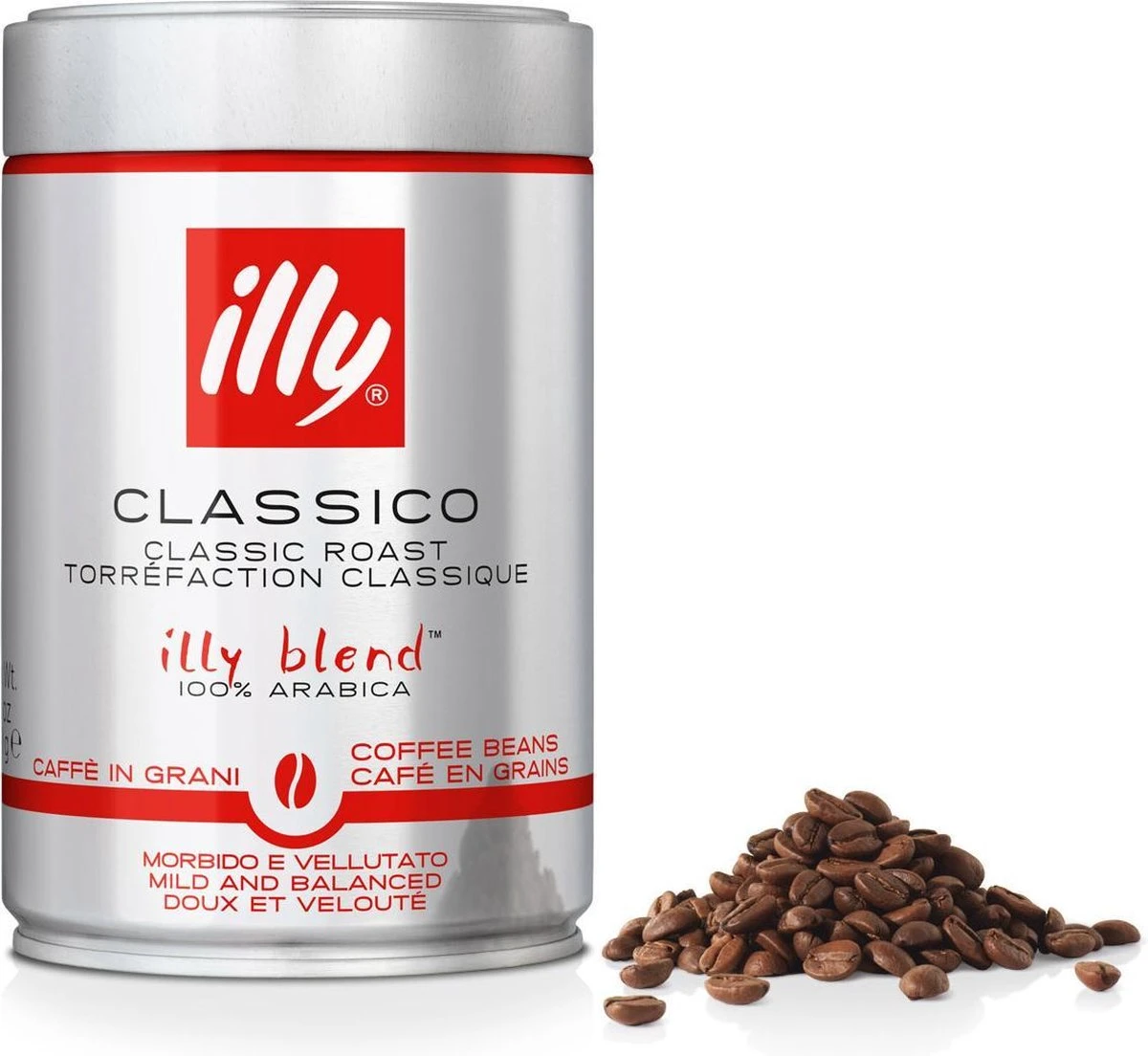 illy Classico - koffiebonen - 250 gram Illy Classico - Koffiebonen - 250 Gram -Lavazza Winkel 1200x1104 2