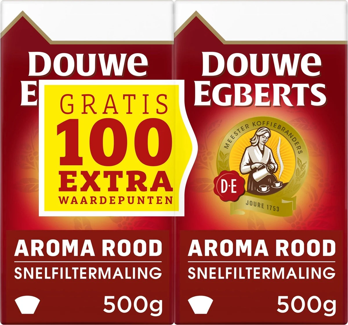 Douwe Egberts Aroma Rood Filterkoffie - Dubbelpak 6 x 1000 gram Douwe Egberts Aroma Rood Filterkoffie - Dubbelpak 6 X 1000 Gram -Lavazza Winkel