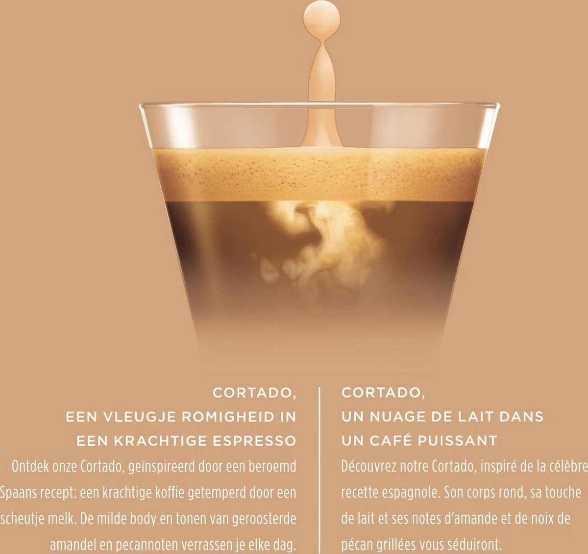 Nescafé Dolce Gusto Cortado Espresso Macchiato capsules - 90 koffiecups Nescafé Dolce Gusto Cortado Espresso Macchiato Capsules - 90 Koffiecups -Lavazza Winkel