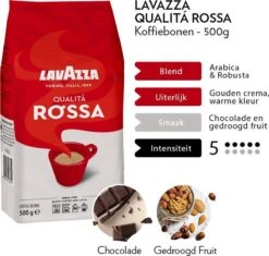 Lavazza Qualita Rossa Koffiebonen - 500 Gram X6 -Lavazza Winkel 1200x1144