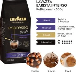 Lavazza Espresso Barista Intenso Koffiebonen - 500 Gram X4 6 Lavazza Espresso Barista Intenso Koffiebonen - 500 Gram X4 -Lavazza Winkel 1200x1148