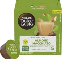 Nescafé Dolce Gusto Almond Macchiato Capsules - Vegan Koffie - 36 Koffiecups -Lavazza Winkel 1200x1151