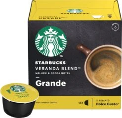 Starbucks By Dolce Gusto Capsules Veranda Grande Blonde Roast - 36 Koffiecups -Lavazza Winkel 1200x1159