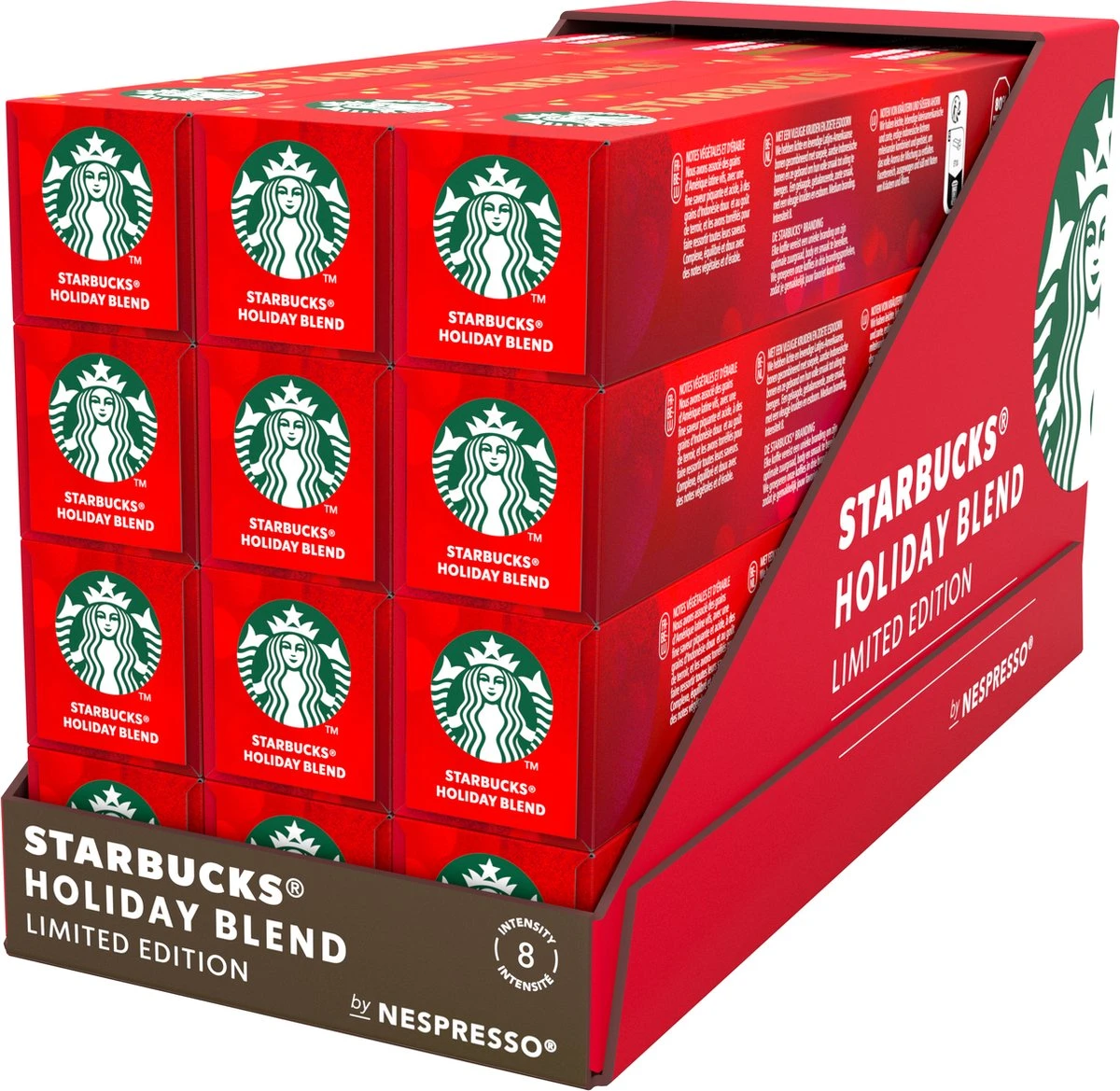 Starbucks by Nespresso capsules Holiday Blend - 12 doosjes à 10 koffiecups Starbucks By Nespresso Capsules Holiday Blend - 12 Doosjes à 10 Koffiecups -Lavazza Winkel 1200x1169 3