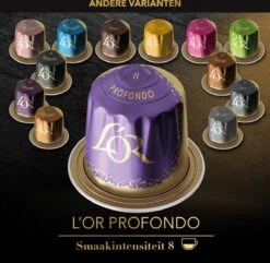 L'OR Lungo Profondo Koffiecups - Intensiteit 8/12 - 4 X 40 Capsules -Lavazza Winkel 1200x1173 5
