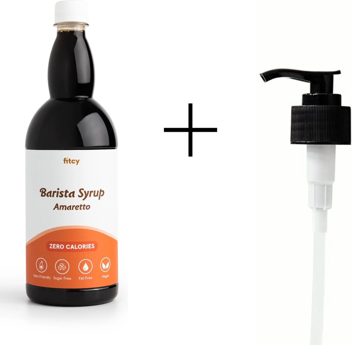Fitcy | Koffiesiroop | Amaretto | Barista Syrup | Zero | Vegan | Vetvrij | Suikervrij | Keto-vriendelijk | Koffie | Siroop | MET DOSEERPOMP | 1L Fitcy | Koffiesiroop | Amaretto | Barista Syrup | Zero | Vegan | Vetvrij | Suikervrij | Keto-vriendelijk | Koffie | Siroop | MET DOSEERPOMP | 1L -Lavazza Winkel