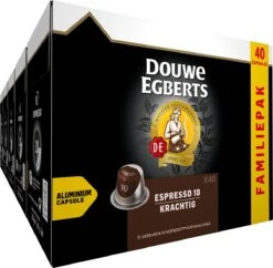 Douwe Egberts Espresso Krachtig (10) - 5 X 40 Koffiecups