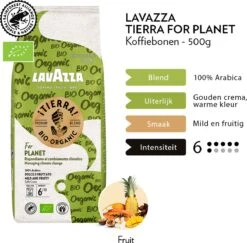 Lavazza Tierra For Planet Biologische Koffiebonen - 500 Gram X4 -Lavazza Winkel 1200x1179 1