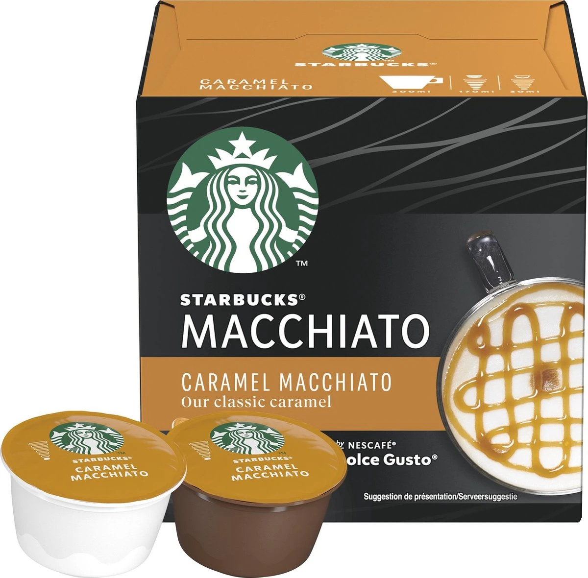 Starbucks by Dolce Gusto Caramel Macchiato capsules - 36 koffiecups Starbucks By Dolce Gusto Caramel Macchiato Capsules - 36 Koffiecups -Lavazza Winkel 1200x1180 2