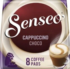 Senseo Cappuccino Choco Koffiepads - 2/9 Intensiteit - 4 X 8 Pads -Lavazza Winkel 1200x1180