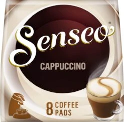 Senseo Cappuccino Koffiepads - 2/9 Intensiteit - 10 X 8 Pads -Lavazza Winkel 1200x1181