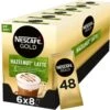 Nescafé Gold Hazelnoot Latte Oploskoffie - 6 Doosjes à 8 Zakjes -Lavazza Winkel 1200x1184 1