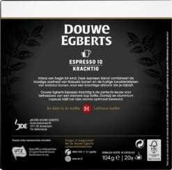 Douwe Egberts Espresso Krachtig Koffiecups - Intensiteit 10/12 - 10 X 20 Capsules 4 Douwe Egberts Espresso Krachtig Koffiecups - Intensiteit 10/12 - 10 X 20 Capsules -Lavazza Winkel 1200x1184 11