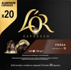 L'OR Espresso Forza Koffiecups - Intensiteit 9/12 - 10 X 20 Capsules -Lavazza Winkel 1200x1187 3