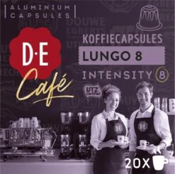 Douwe Egberts D.E Café Lungo Koffiecups - Intesiteit 8/12 - 10 X 20 Capsules -Lavazza Winkel 1200x1189 3