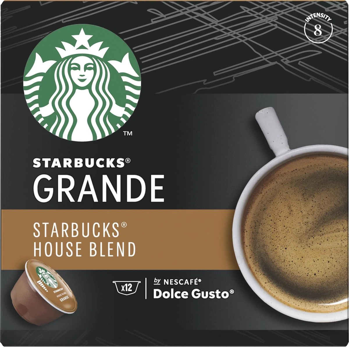 Starbucks by Dolce Gusto House Blend Medium Roast capsules - 36 koffiecups Starbucks By Dolce Gusto House Blend Medium Roast Capsules - 36 Koffiecups -Lavazza Winkel 1200x1195 2
