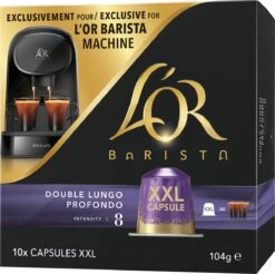 L'OR BARISTA XXL Lungo Profondo (8) - 5 X 10 Koffiecups -Lavazza Winkel 1200x1196 2