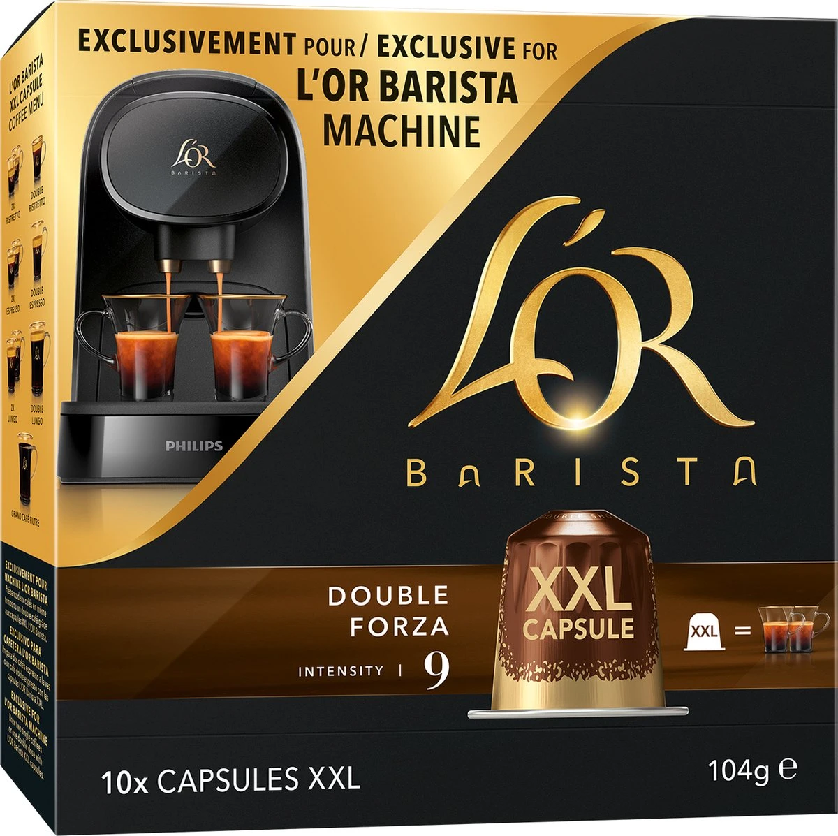 L'OR BARISTA XXL Forza (9) - 5 x 10 Koffiecups L'OR BARISTA XXL Forza (9) - 5 X 10 Koffiecups -Lavazza Winkel 1200x1197 5