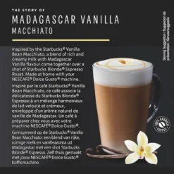 Starbucks By Dolce Gusto Capsules Madagascar Vanilla Macchiato- 3 Doosjes à 12 Koffiecups -Lavazza Winkel 1200x1198