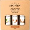 Monin Koffiesiropen MIX Set Klein 3x 5cl (Chocolate Cookie, Salted Caramel En Franse Vanille) -Lavazza Winkel 1200x1200 1