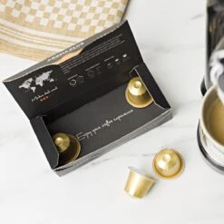 Aroma Club - Nespresso Compatible Capsules (120 St.) - No. 2 Smooth James - Intensiteit 3/5 - Espresso & Lungo - 100% Aluminium Koffiecups -Lavazza Winkel 1200x1200 221