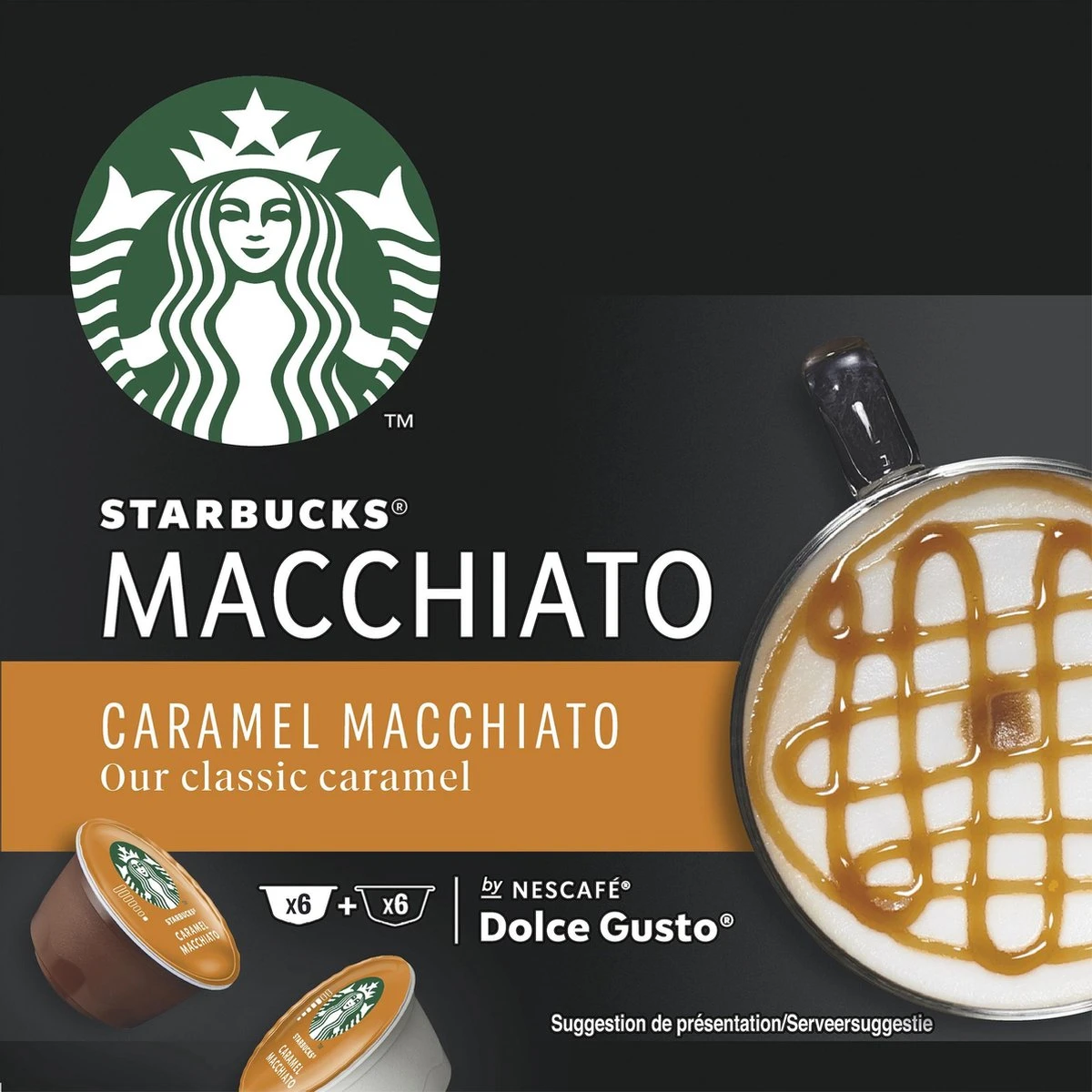 Starbucks by Dolce Gusto Caramel Macchiato capsules - 36 koffiecups Starbucks By Dolce Gusto Caramel Macchiato Capsules - 36 Koffiecups -Lavazza Winkel 1200x1200 260