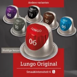 Douwe Egberts Lungo Original Koffiecups - Intensiteit 6/12 - 10 X 10 Capsules -Lavazza Winkel 1200x1200 264