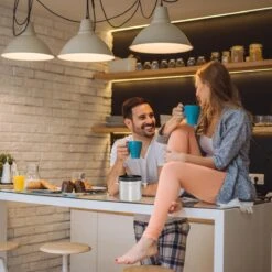 Relaxdays Voorraadbus Koffie - Koffieblik - Luchtdicht - Koffiebus - Zilver - Metaal Groot -Lavazza Winkel 1200x1200 315