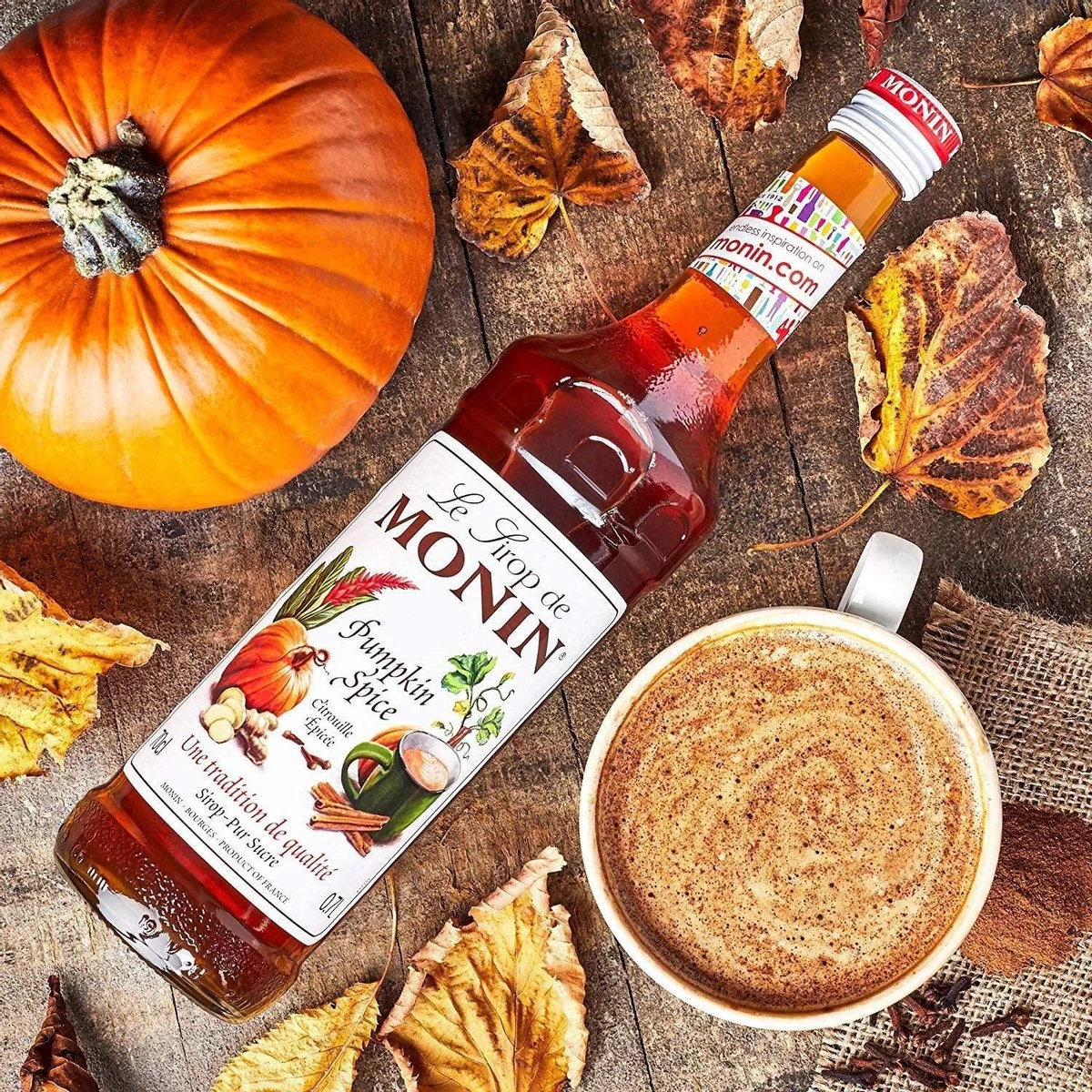 Monin Koffiesiroop Pumpkin Spice - 70 cl Monin Koffiesiroop Pumpkin Spice - 70 Cl -Lavazza Winkel 1200x1200 4