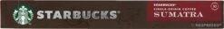 Starbucks By Nespresso Sumatra Espresso Dark Roast Capsules - 120 Koffiecups -Lavazza Winkel 1200x159 1