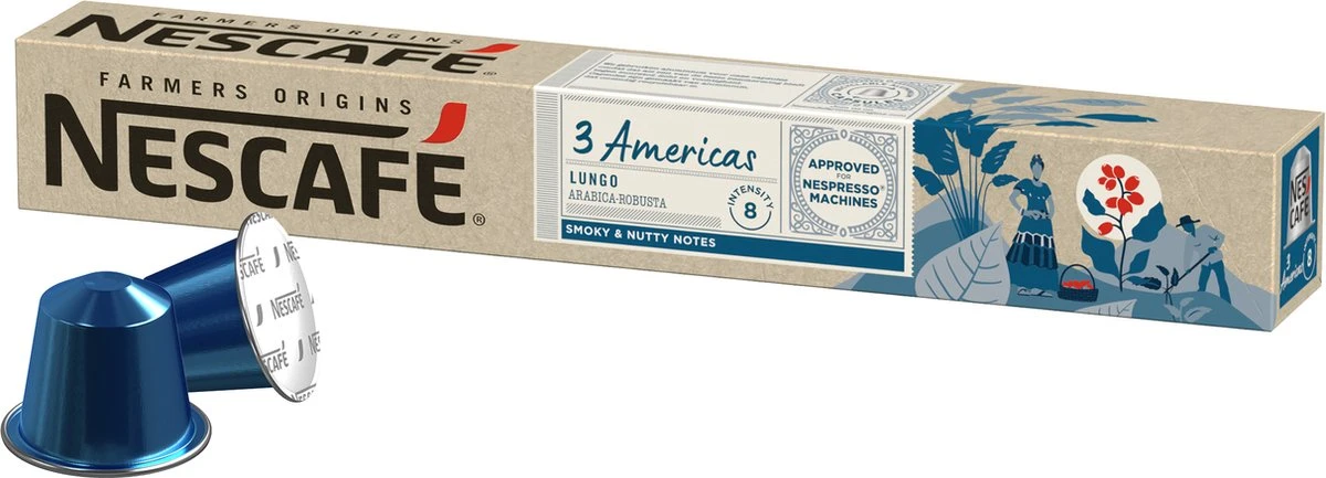 Nescafé Farmers Origins 3 Americas Lungo capsules - 120 koffiecups Nescafé Farmers Origins 3 Americas Lungo Capsules - 120 Koffiecups -Lavazza Winkel 1200x433 3