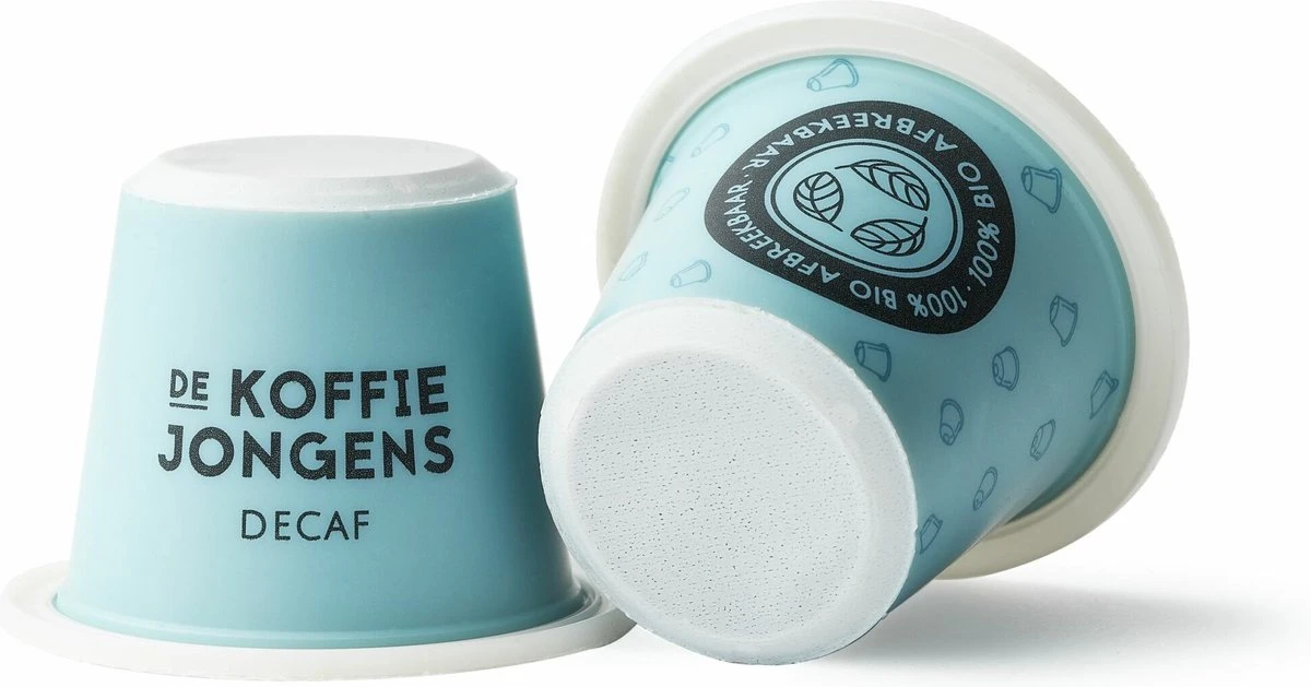 De Koffiejongens - Decaf - Nespresso cups - 100% biologisch afbreekbaar - 60 cups - 100% Nespresso compatible De Koffiejongens - Decaf - Nespresso Cups - 100% Biologisch Afbreekbaar - 60 Cups - 100% Nespresso Compatible -Lavazza Winkel