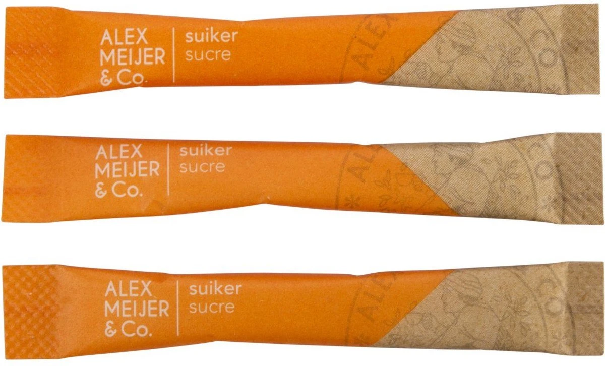 Alex Meijer Suikersticks - Doos 600 stuks x 5 gram - 673531 Alex Meijer Suikersticks - Doos 600 Stuks X 5 Gram - 673531 -Lavazza Winkel