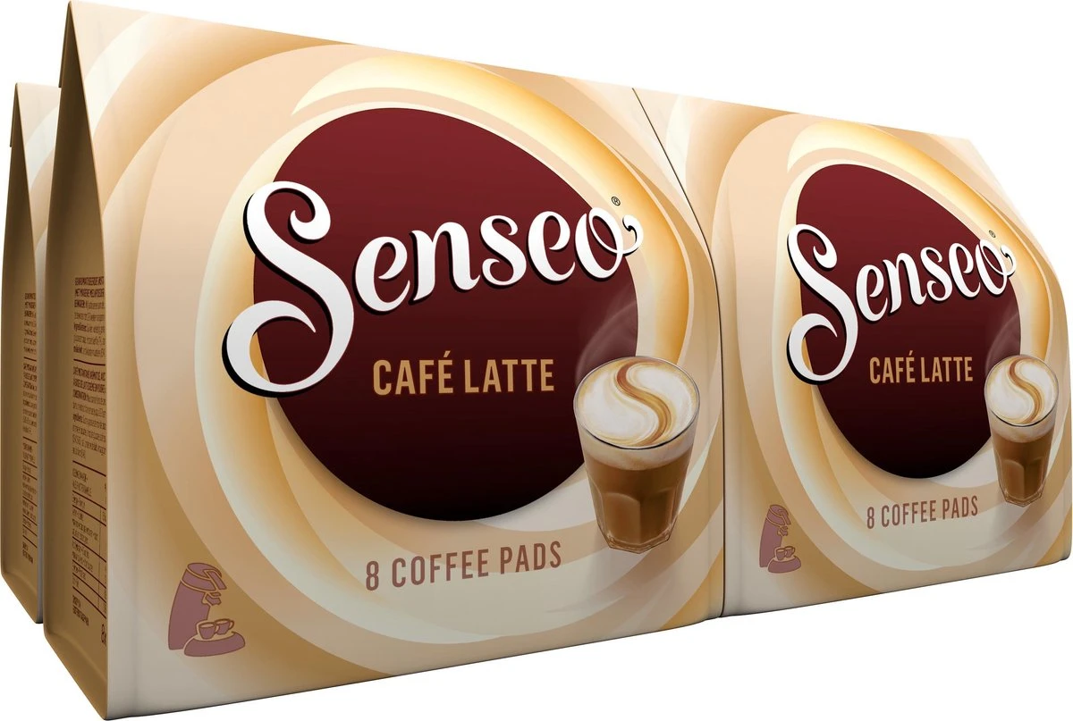 Senseo Café Latte Koffiepads - 2/9 Intensiteit - 4 x 8 pads Senseo Café Latte Koffiepads - 2/9 Intensiteit - 4 X 8 Pads -Lavazza Winkel 1200x807 1